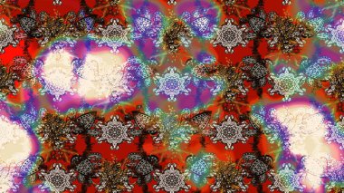 Raster Güzel kumaş deseni. Raster suluboya çiçek deseni, narin çiçekler, kahverengi ve bej çiçekler, tebrik kartı şablonu..