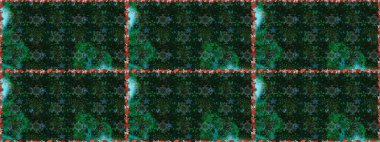 Küçük çiçekteki sevimli çiçek deseni. Gri ve mavi renkte çiçekler.