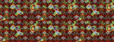 Yapraklı çizim şekli. Şirin, zarif çiçekler Raster illüstrasyonu. Poster ya da kapak için arka plan. Tekstil için figür. Davetiye ve kartpostal tasarımı için dekoratif çiçek unsurları.