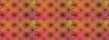 Çiçekle kusursuz desen. Düz Çiçek Elementleri Tasarımı. Kahverengi renkli çiçekler. Renkli Bahar Teması Kusursuz Arkaplan.