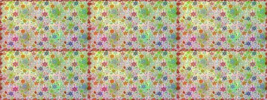 Nazik, sevimli çiçek arkaplanı. Tarafsız ve bej renkli çiçekler. Raster çiçek desenli ve çiçekli..