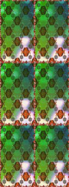 El çizimi, soyut ve süslü elementler. Klasik çiçekler. Suluboya resim taklit Raster çizimi. Yeşil ve kahverengi renkler. Yaz çiçekleri teması.