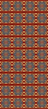 Altın element gri, kırmızı ve kahverengi renklerde. Antika altın tekrarlanabilir duvar kağıdı. Barok tarzında altın çiçek süsü. Damask arkaplanı tekrarlayan kusursuz desen.