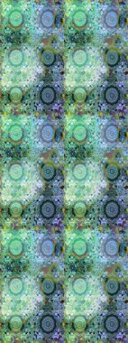 Çiçek süsü kumaş deseni, cam, altın elementli mavi renklerde çiçek desenli metal. Klasik raster altın pürüzsüz desen.