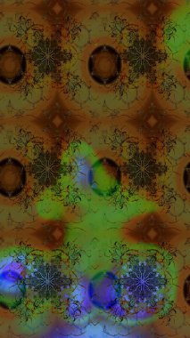 Eskiz klasiği. Renkli Bahar Teması eskiz kalıbı. Raster Şirin kumaş deseni. Düz Çiçek Elementleri Tasarımı.