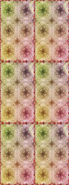 Çiçek deseni. Düz Çiçek Elementleri Tasarımı. Kusursuz Chichi kumaş deseni. Raster illüstrasyonu. Renkli Bahar Teması Kusursuz Arkaplan.