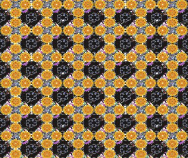 Raster illüstrasyonu. Küçük çaplı çiçeklerdeki basit şirin desenler. Tekstil veya kitap kapakları, imalat, duvar kağıtları, baskı, hediye paketi ve yapıştırma kitabı için çiçek eskiz geçmişi.