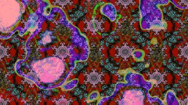 Güzel çiçek deseni. Renkli Bahar Teması eskiz kalıbı. Kahverengi renkli çiçekler. Düz Çiçek Elementleri Tasarımı.