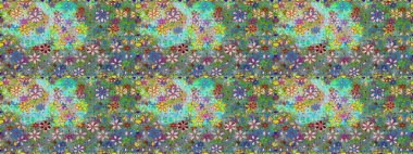 Ethnic Mandala towel. Border Indian floral Paisley patten. Raster Henna style. Seamless ornament print. Can be used for greeting business card background, coloring book, backdrop, textile.