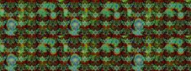 Raster illüstrasyonu. Çiçekli, yapraklı, çiçek desenli eskiz. El çizimi.