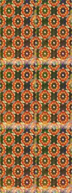 Doku arka planında altın duvar kâğıdı. Barok tarzında altın çiçekli süs. Damask kusursuz yinelenen arkaplan. Kahverengi renklerde altın element.