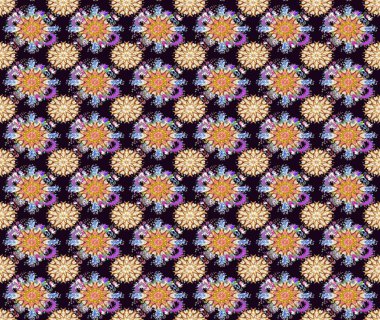 Moda baskıları için zarif bir şablon. Küçük çiçekte güzel bir desen. Küçük renkli çiçekler. Motley illüstrasyonu. Siyah çiçekli bahar çiçekleri.