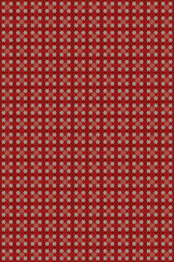 Kusursuz altın desen. Raster oryantal süs. Altın elementlerle kırmızı, gri ve kahverengi renklerde kusursuz desen.