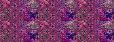 Çiçekli karalama şeklinde Raster çiçek deseni. Yumuşak, bahar çiçekli arka plan. Mor renkte çiçekler.