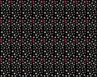 Çiçek desenli çizim. Raster illüstrasyonu. Asya tekstil tarzında. Renkli Bahar Teması eskiz kalıbı. Siyah renkli çiçekler. Düz Çiçek Elementleri Tasarımı.