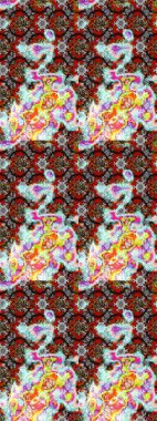 Tomurcukları çiçek olan sevimli bir çiçek deseni. Raster illüstrasyonu. Eskiz geçmişi. Kumaş, tekstil, duvar kağıdı baskısı için. Raster. Antika retro tarzı.