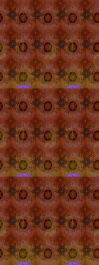 Düz Çiçek Elementleri Tasarımı. Renkli Yaz Temalı eskiz kalıbı. Kahverengi ve kırmızı renkte çiçekler. Çiçekli retro deseni çiz.