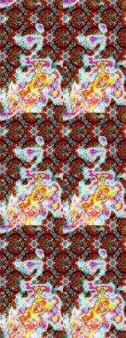 Tomurcukları çiçek olan sevimli bir çiçek deseni. Raster illüstrasyonu. Eskiz geçmişi. Kumaş, tekstil, duvar kağıdı baskısı için. Raster. Antika retro tarzı.