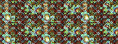 Raster illüstrasyonu. Çiçek buketleriyle klasik bir eskiz şekli. Renklerde.