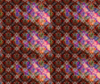 Çizim çiçek deseni duvar kağıdı, web sitesi arka planı, ambalaj kağıdı, davetiye, broşür, afiş veya web sitesi için kullanılabilir. Karalama elementleri. El çizimi Raster illüstrasyonu.