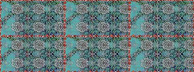 Nazik, narin çiçek arkaplanı. Çiçekli karalama şeklinde Raster çiçek deseni. Mavi renkte çiçekler.