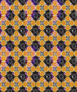 Raster güzel bir çiçek deseni çizmiş. Bahar mevsimi. Sarı renkli çiçekler. Tatil havası. Nazik romantik baskı.