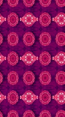 Renkli unsurlarla hareketli arka plan görüntüleri. Çiçekler. Eski model. Bayrak tarzı. Video kaydı. Şablon. Döngü. Kusursuz.. 