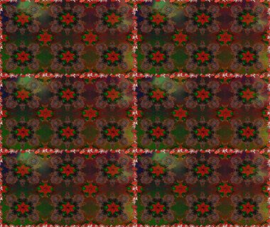 Çizgisiz desen. Raster Moda kumaş deseni. Şirin çiçekler..