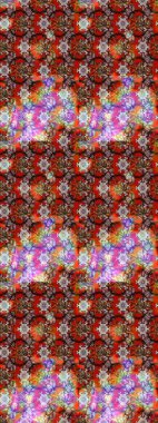 Raster illüstrasyonu. Tomurcukları papatya çiçekleri olan sevimli bir çiçek deseni. Eskiz geçmişi. Miles Fleur, süslü püslü bir süs. Kumaş, tekstil, duvar kağıdı baskısı için. Antika retro tarzı.