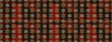 Çiçek süsü ile kusursuz desen. Kahverengi ve gri renkli çiçekler. Raster illüstrasyonu.