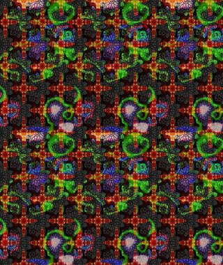 Düz Çiçek Elementleri Tasarımı. Raster Illustrasyon 'daki Çiçek Deseni' nin son moda çizimi. Güzel kumaş deseni. Renkli Yaz Teması çizim şablonu.