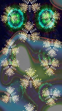 Taslak süsleme izi. Raster Henna tarzı. Etnik Mandala havlusu. Tebrik kartı geçmişi, boyama kitabı, arkaplan ve tekstil için kullanılabilir. Sınır Hindistan çiçek desenli paisley patentli.