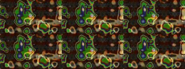 Bir sürü soyut çiçekli tropik eskiz deseni. Küçük çiçekteki sevimli çiçek deseni. Varicolo Raster çizimi.