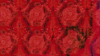 Renkli unsurlarla hareketli arka plan görüntüleri. Çiçekler. Eski model. Bayrak tarzı. Video kaydı. Şablon. Döngü. Kusursuz.. 