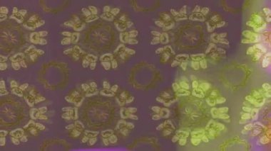 Renkli unsurlarla hareketli arka plan görüntüleri. Çiçekler. Eski model. Bayrak tarzı. Video kaydı. Şablon. Döngü. Kusursuz.. 