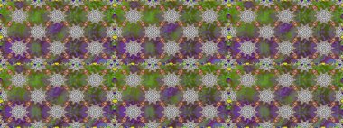 Çiçeksiz desenli arka plan. Gömlek baskısı için çiçek boyası. Gri ve yeşil renkte çiçekler.