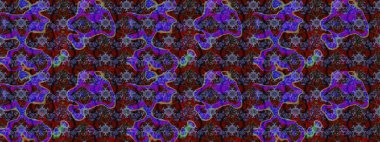 Raster illüstrasyonu. Çizim çiçek deseni duvar kâğıdı olarak kullanılabilir. Kahverengi renkte çiçekler.