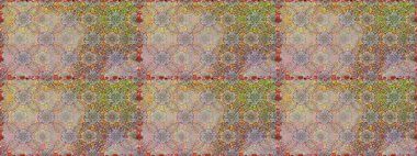 Küçük çiçekteki sevimli çiçek deseni. Güzel karalama çiçekleri olan kusursuz çiçek desenleri. Raster illüstrasyonu. Güzel kumaş deseni.