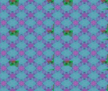 Güzel kumaş deseni. Hoş bir çiçek geçmişi var. Küçük bir çiçekte eskiz deseni. Raster illüstrasyonu.