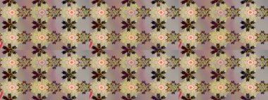 Çiçekler bej ve nötr renklerde. Doodle tarzı. El çizimi dikişsiz sonbahar çiçekleri deseni. Tekstil ve kapak tasarımı için mükemmel. Renkli bej ve nötr dikişsiz desen.