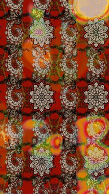 Beautiful watercolor Bouquet of summer flowers sketch pattern. Nice fabric pattern.