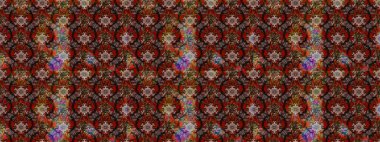 Şirin çiçekli, desenli, rengarenk eskiz deseni. El çizimi çiçek çizimi deseni (fayans). Tekstil için suluboya çizim deseni.