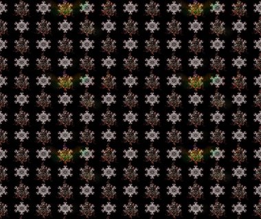 Nazik, yaz çiçekleri siyah renklerde. Raster illüstrasyonu. Raster çiçek desenli ve çiçekli..