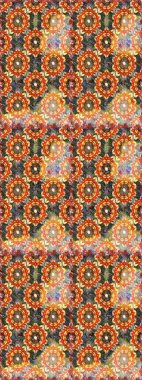 2019 Noel 'i, kar tanesi, yeni yıl. Kahverengi renklerde ve altın elementlerle klasik, pürüzsüz desen.