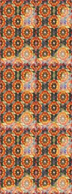 2019 Noel 'i, kar tanesi, yeni yıl. Kahverengi renklerde ve altın elementlerle klasik, pürüzsüz desen.