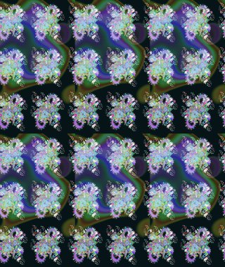 Renkli Bahar Teması eskiz kalıbı. Düz Çiçek Elementleri Tasarımı. Raster güzel kumaş deseni çiziyor. Çiçek deseni.