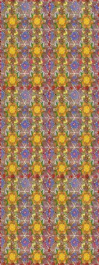 Raster. Güzel suluboya çiçekler, parlak tablolar ilham verici ve bej çiçekli dikişsiz arka plan..