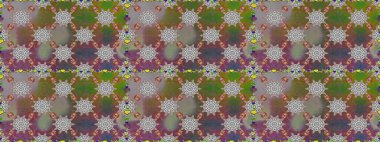 Küçük çiçekteki kusursuz desen. Hoş bir çiçek geçmişi var. Raster illüstrasyonu. Güzel kumaş deseni.