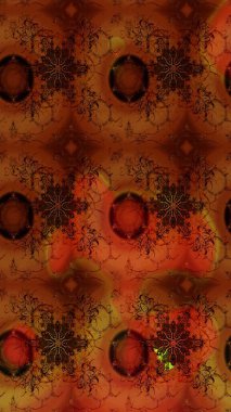 Küçük çiçekteki sevimli çiçek deseni. Raster illüstrasyonu. Renkli çiçekler.