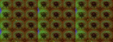 Raster illüstrasyonu. Suluboya stilinde renklerde. Küçük çiçekli bahar deseni çiz.